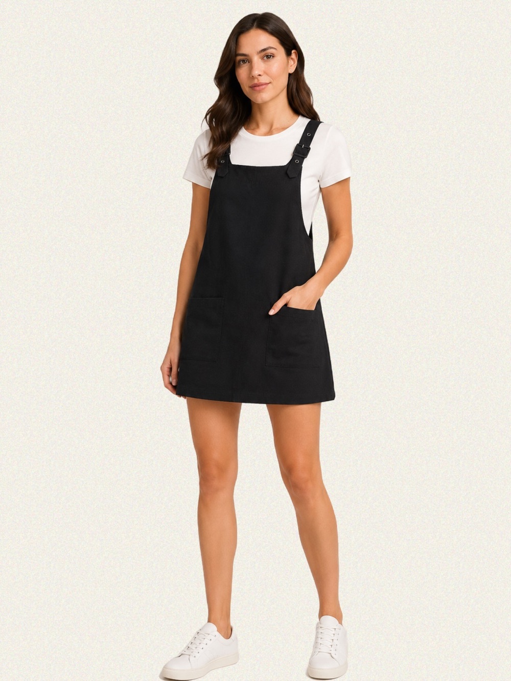Twik Pinafore Mini Dress